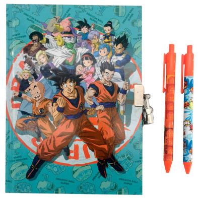 Set diario + 2 boligrafos Dragon Ball